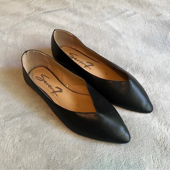 SOLD❌Black flats textured - ballerine noire - Picture 2 of 7